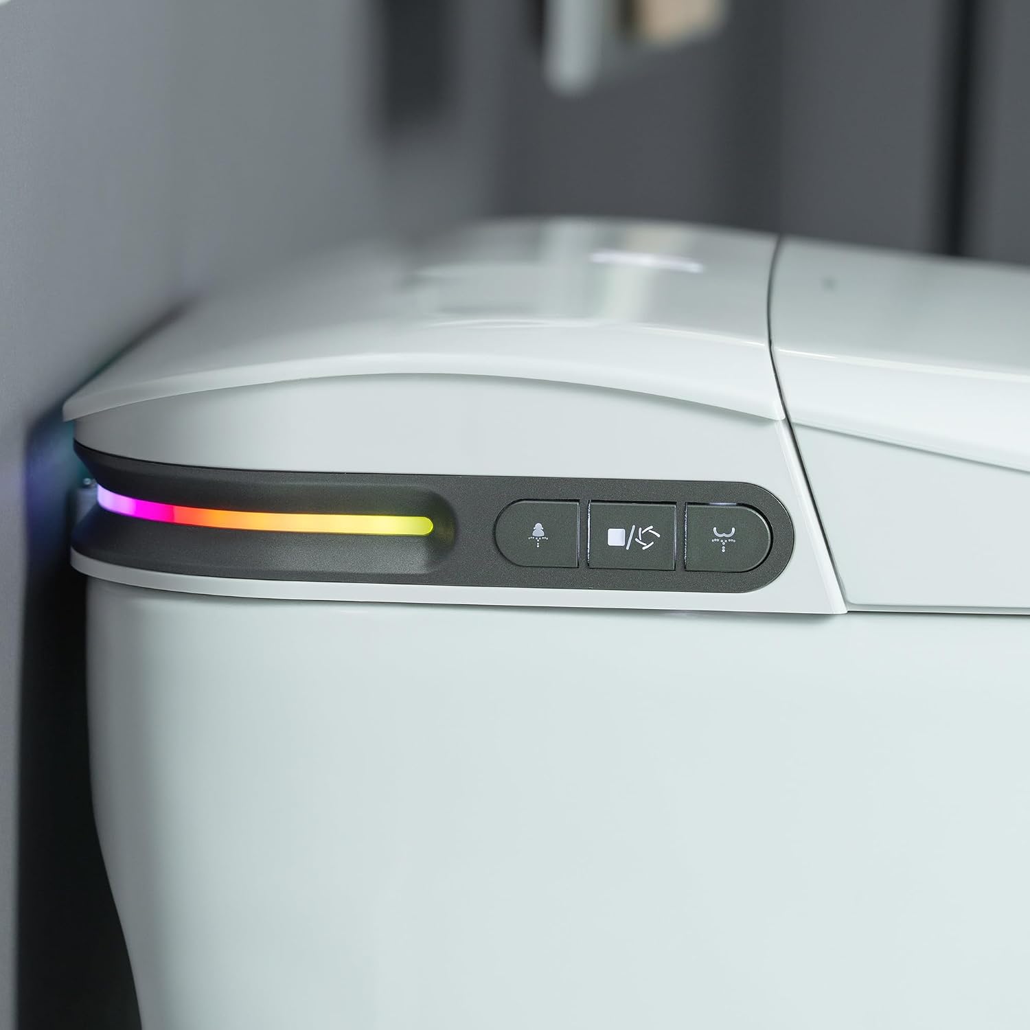 WOODBRIDGE ADA Height Smart Toilet – Auto Lid Open/Close, Foot Sensor, Zero Pressure System, Aromatherapy System, Self-Cleaning Nozzle, Multi-Function Washing & Warm Air Dry