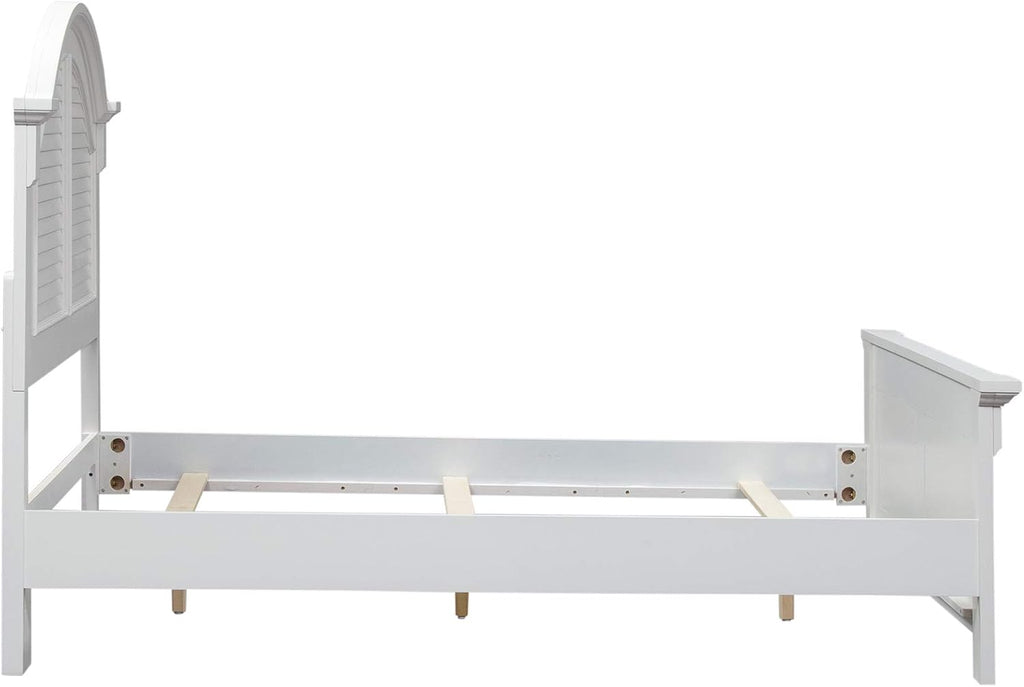 Liberty Furniture Industries Summer House I King Panel Bed, White, W82 x D88 x H60