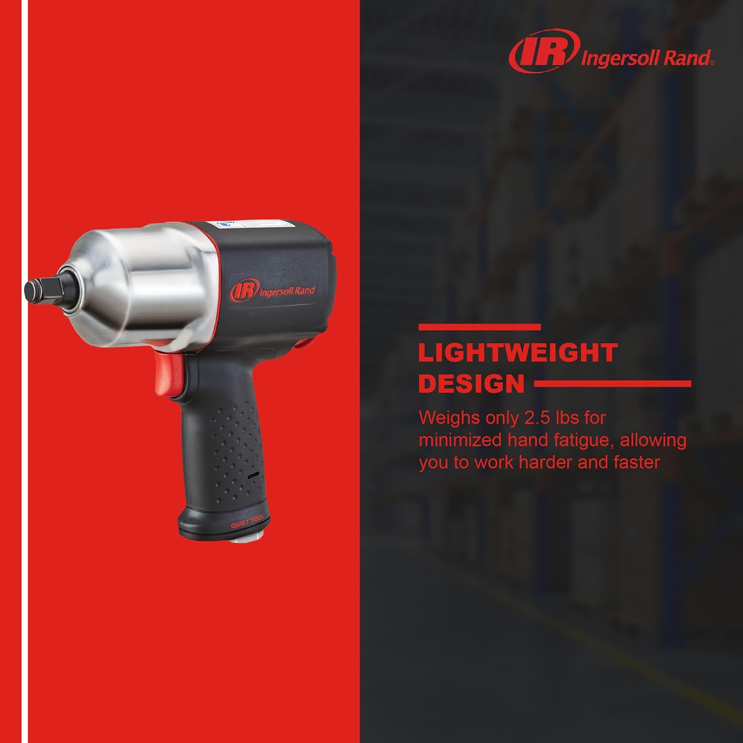 Ingersoll Rand 2115QXPA 3/8' Impact Wrench with Quiet Technology