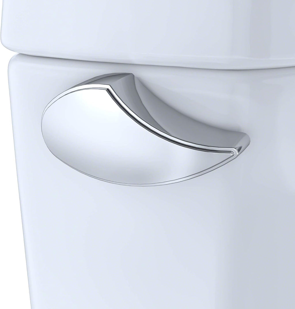 TOTO® WASHLET+® Drake® II Two-Piece Elongated 1.28 GPF Toilet and WASHLET+® C2 Bidet Seat, Cotton White - MW4543074CEFG#01