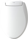 Brondell L60-RW LumaWarm Heated Toilet Seat with Night Light, 3 Temperature Settings, Gentle Close Lid,Easy Installation,Built-In Controls,Round,White