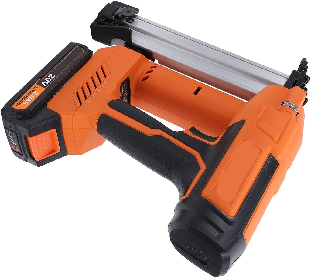 Brad Nailer 18Ga 3/8 To 1 1/4 Inch Cordless Rechargeable Brad Nail Gun for Woodworking Interior Decoration (US Plug 100‑220V)