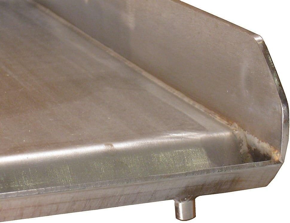 32' x 17' Stainless Steel Comal Flat Top BBQ Cooking Griddle For Stove or Grill