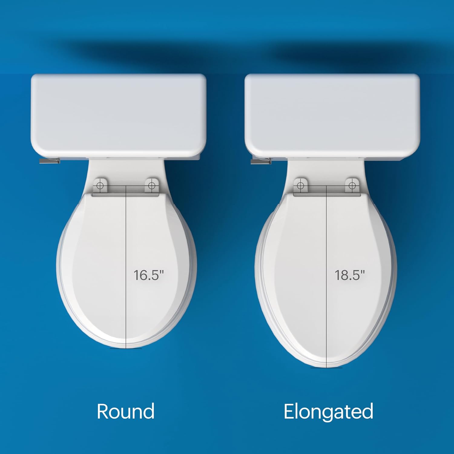 Brondell T44-RW Swash Thinline Electric Bidet Toilet Seat with Oscillating Stainless Steel Nozzle, T44-Thinline