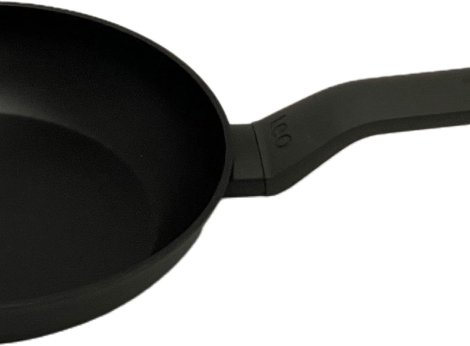 Berghoff LEO 3Pc Non-stick Frying Pan Set 8', 10', 11' Cast Aluminum Ferno-Green, PFOA Free Coating Soft-touch Stay-cool Handle Induction Cooktop Fast Heating, Dark Grey