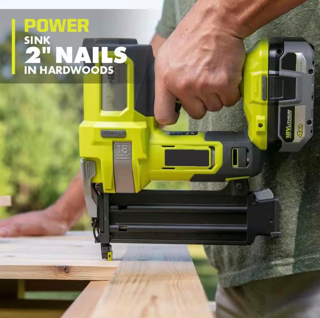 P321-PCL525B Fits for RYOBI 18V 18-Gauge Cordless AirStrike Brad Nailer with Cordless Jig Saw