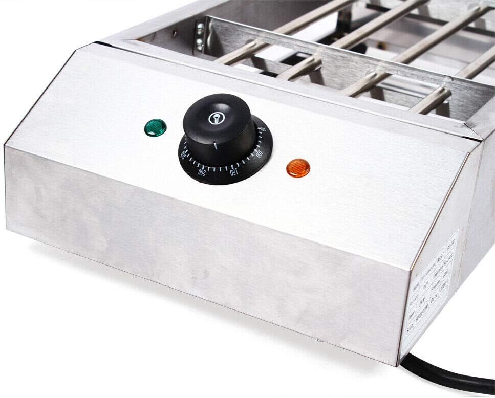 Electric Griddles, Stainless Steel Barbecue Grill Machine GDAE10 Smokeless Oven Pan BBQ Multifunctional Tabletop Heating for Party Home Kitchen Restaurant Indoor Outdoor 2800W (2800W 16.7*10' Electric)