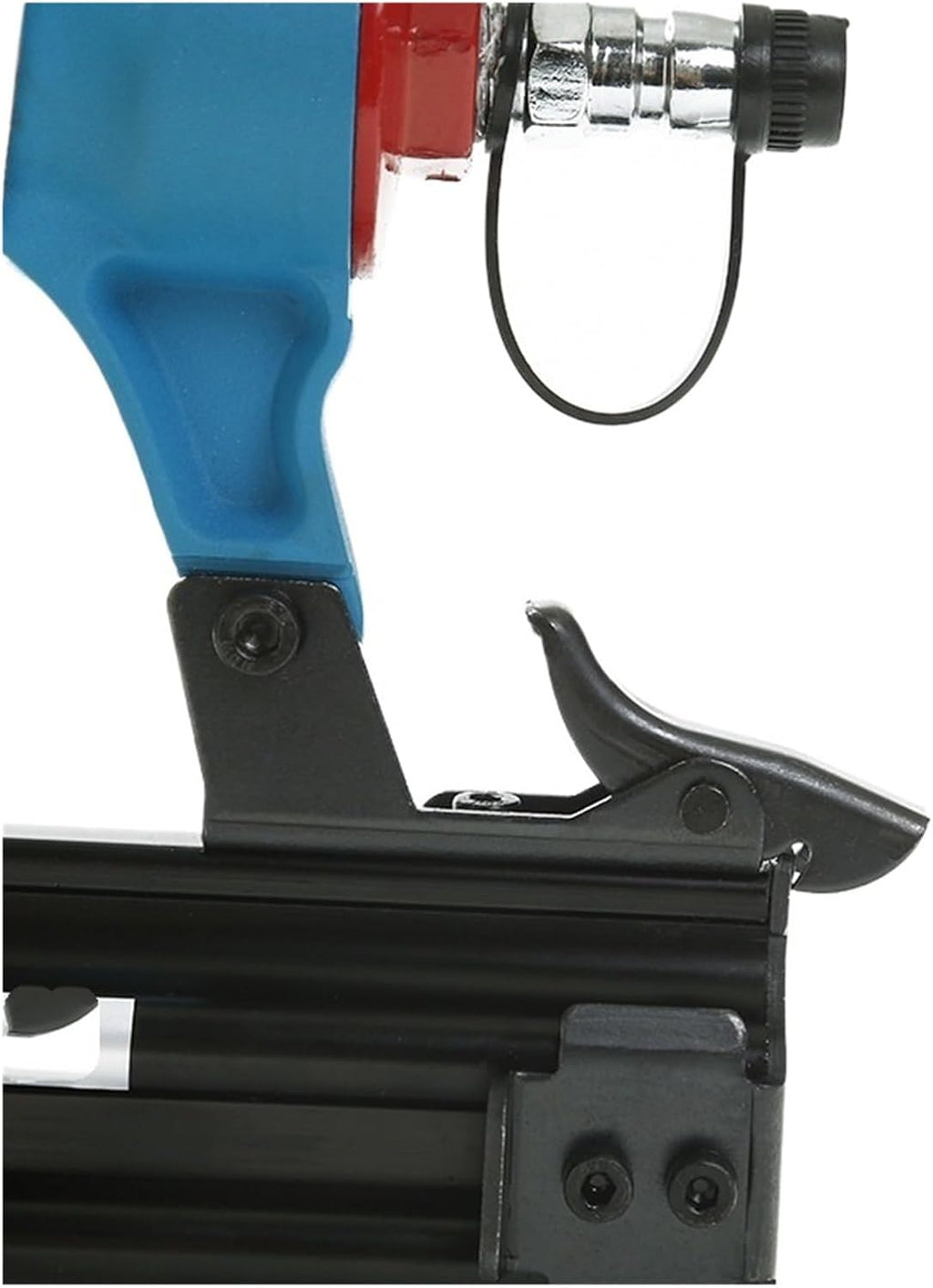 Professional Heavy Duty Stapler F50 Pneumatic Straight Nail Gun Brad Nailer Woodworking Tool Pressure 4-8Mpa Length 10-50MM Capacity