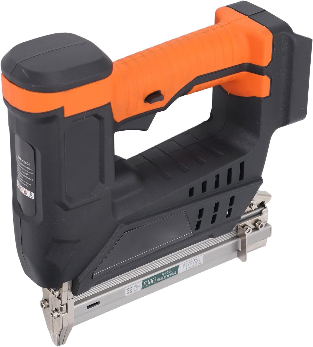 Luocute Nail Electric Brad Nailer Battery Powered Nail Electric Brad Nailer Staple Cordless Automatic Ergonomic Design Battery Powered Straight