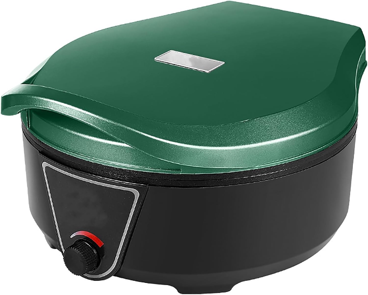 Electric Frying Pan, Electric Griddles, Pizza Maker Machine for Indoor Grill, for Pancakes, Cookies, Burgers(Green)