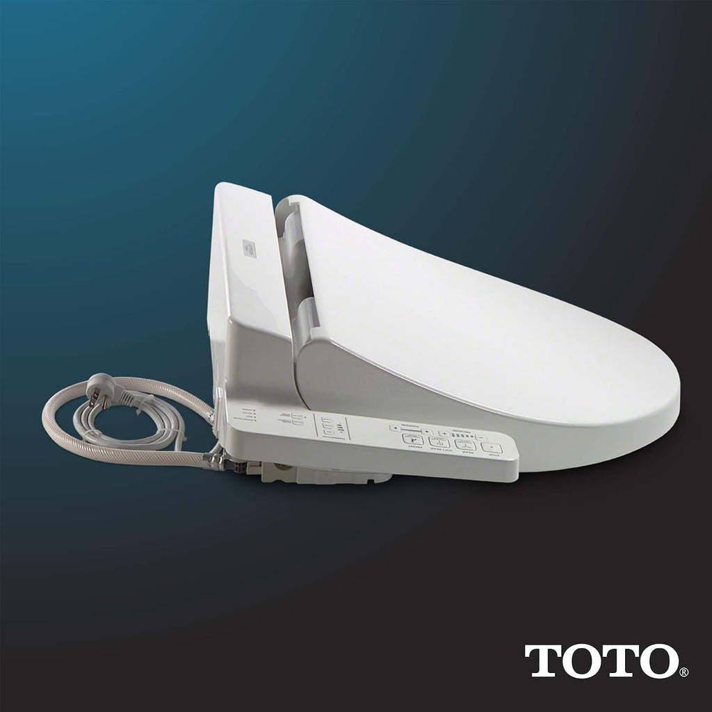 TOTO SW2014#01 A100 WASHLET Electronic Bidet Toilet Seat with SoftClose Lid, Elongated, Cotton White
