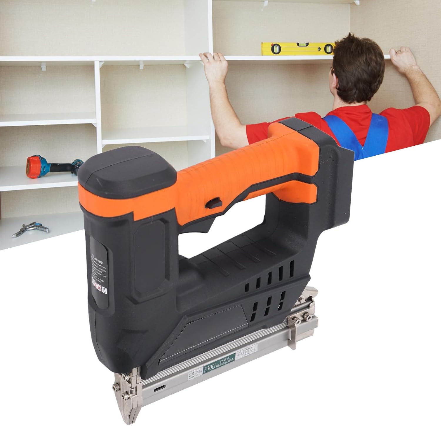 Cordless Electric Brad Nailer Latest Impact Drive Technology Quick Release Ergonomic Design for Tight Spaces Works with BL1850 Batteries