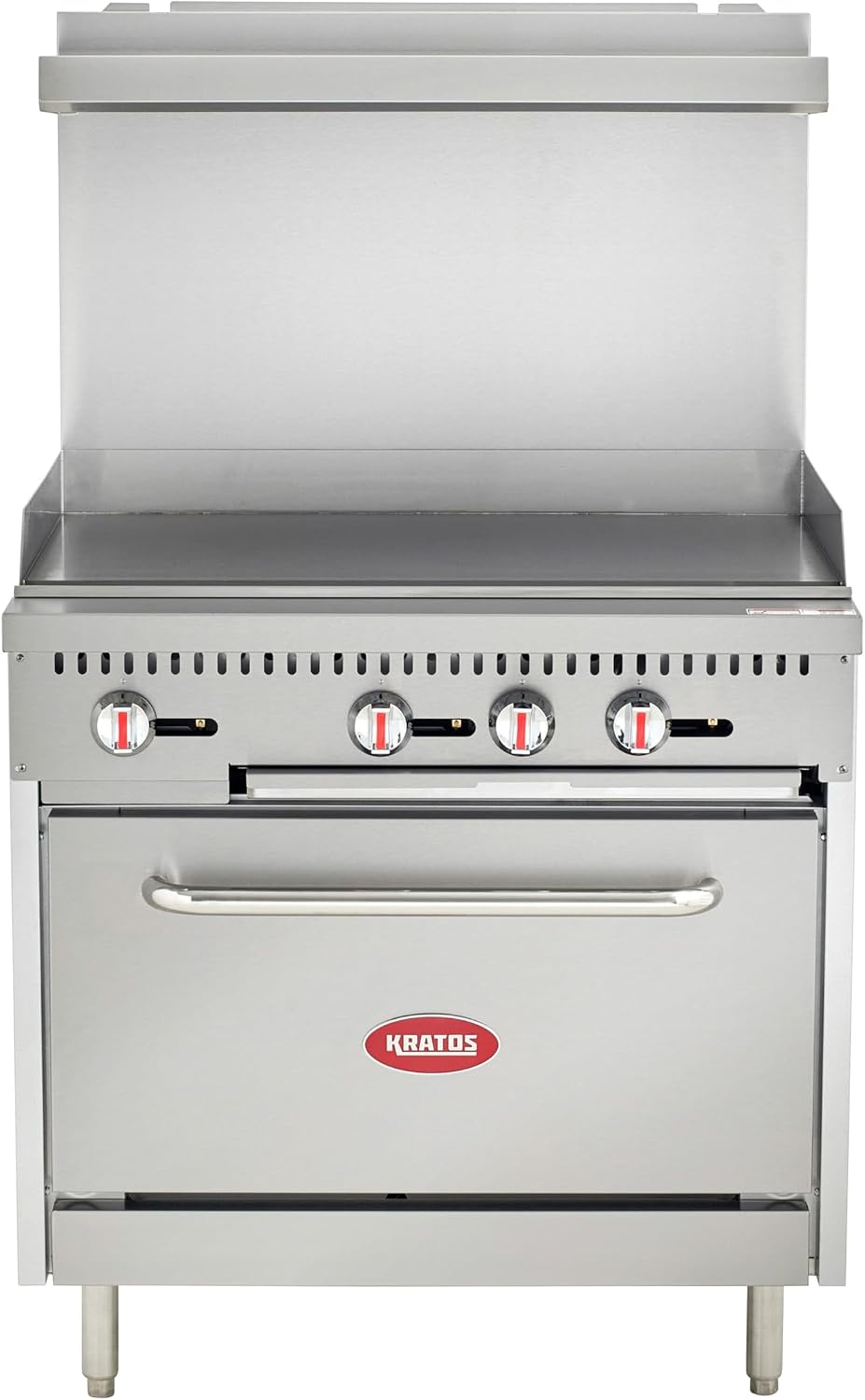 Kratos Commercial Range, 36' Wide with 36' Griddle and 1 Standard Oven, Liquid Propane (29Y-174-LP)