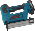 Garosa Electric Nail, 18 Cordless Brad Nailer with Lithium Battery and Charger, Woodworking Staple for Carpentry, Upholstery, with 100 Nails Included (US Plug 100‑220V)