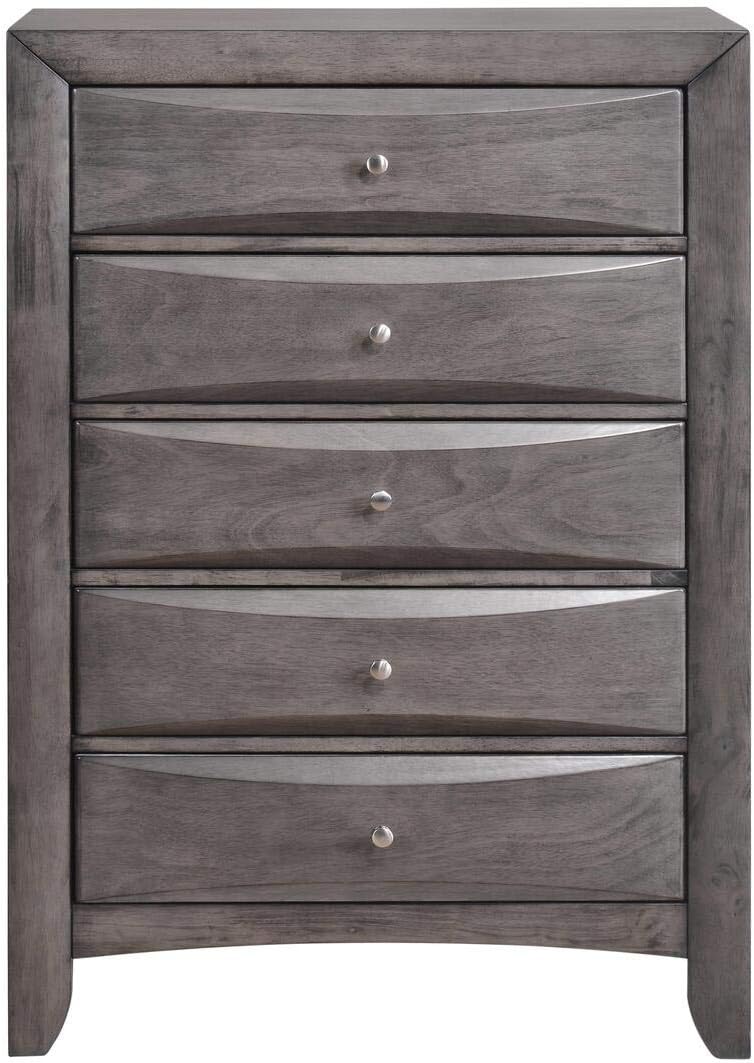 Picket House Furnishings Madison King 3 Piece Bedroom Set in Gray