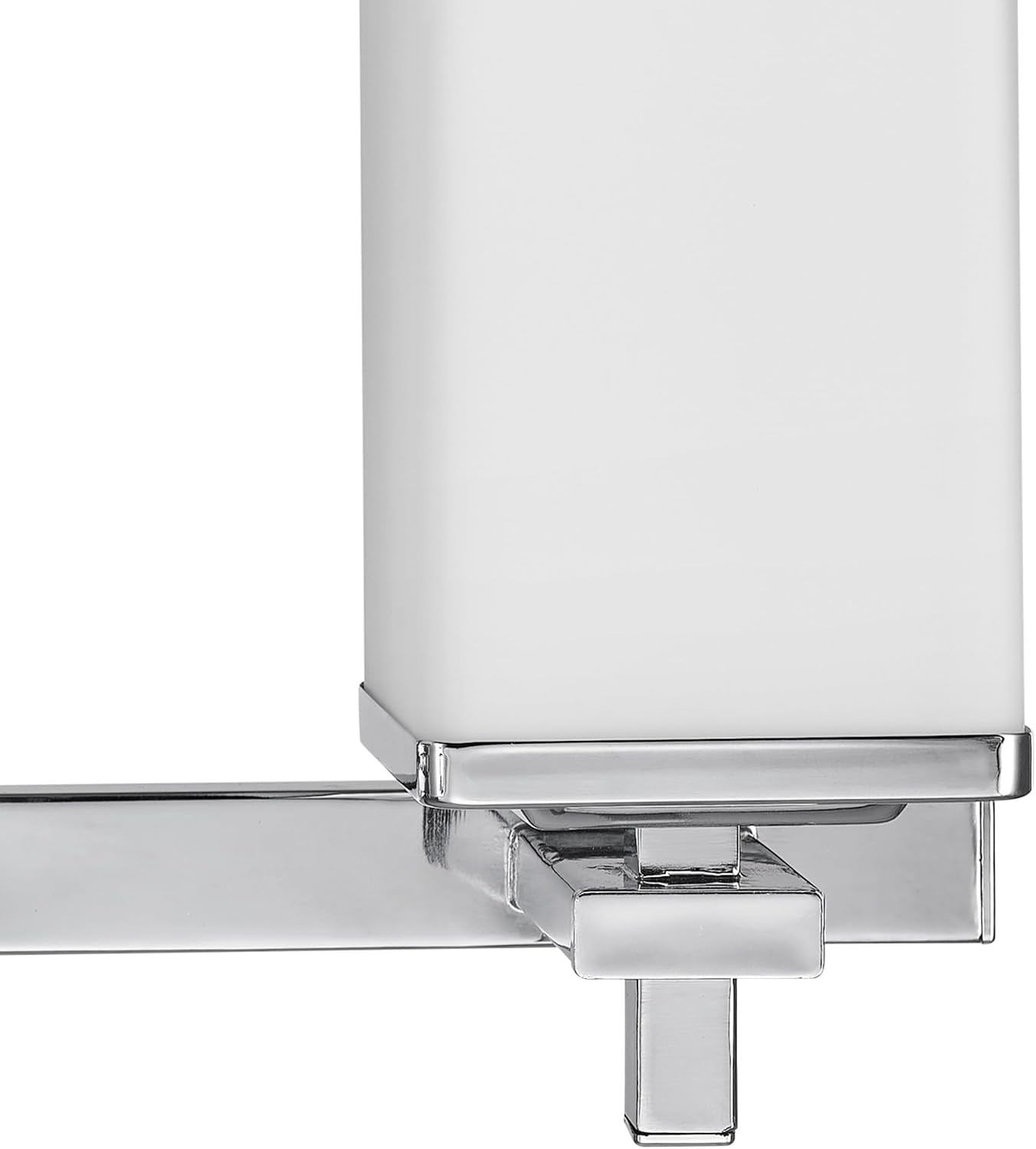 Globe Electric 59221 Finn 5-Piece All-in-One Bath Set, 3-Light Vanity, Bar, Towel Ring, Robe Hook, Toilet Paper Holder, Polished Chrome