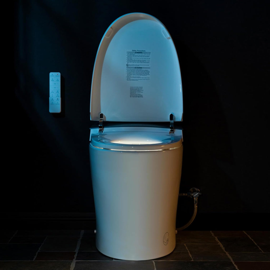 WOODBRIDGE Smart Toilet, Auto Open & Close, Auto Flush, Foot Sensor, Cleaning Foam Dispenser, Heated Seat and Chair Height Design, EBT230