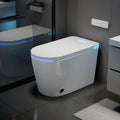 TOTTE Smart Toilet with Bidet Built-in, Auto Open/Close Lid, Auto Power 1000g MaP Flush, 1.28 GPF, One Piece Elongated Toilet with Instant Warm Water & Warm Air Dryer, Built-in Aroma