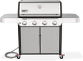 Weber Genesis S-415 Natural Gas Grill for Outdoor Cooking, Stainless Steel, 4 Burners – Stainless Steel Cooking Grates & PureBlu Burners
