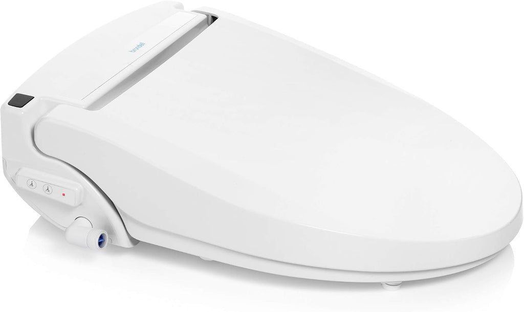 Brondell BL97 Round Swash Electronic Bidet Seat, Fits Round Toilets, White