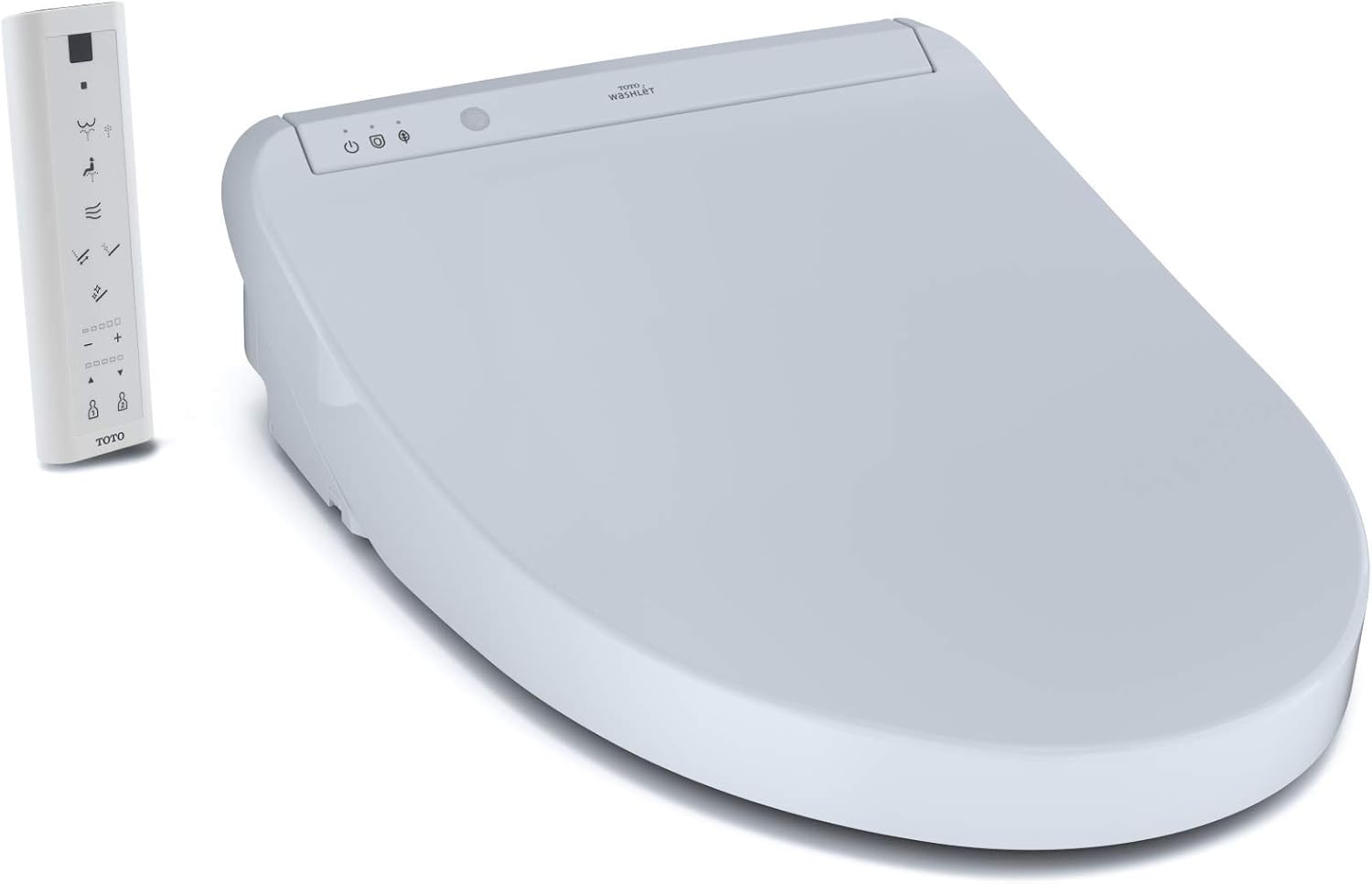 TOTO® WASHLET® K300 Electronic Bidet Toilet Seat with Instantaneous Water Heating, PREMIST and EWATER+ Wand Cleaning, Elongated, Cotton White - SW3036R#01