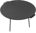 CAST IRON ROUND BBQ GRIDDLE HEAT GRILL PAN FOR INDOOR AND OUTDOOR BBQ PARTIES