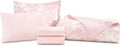 Laura Ashley - Twin Size Bedding Bundle, Reversible Quilt with Matching Pillowcases & Cotton Percale Sheet Set, Floral Bedding with a Crisp & Cool Feel (Pink)