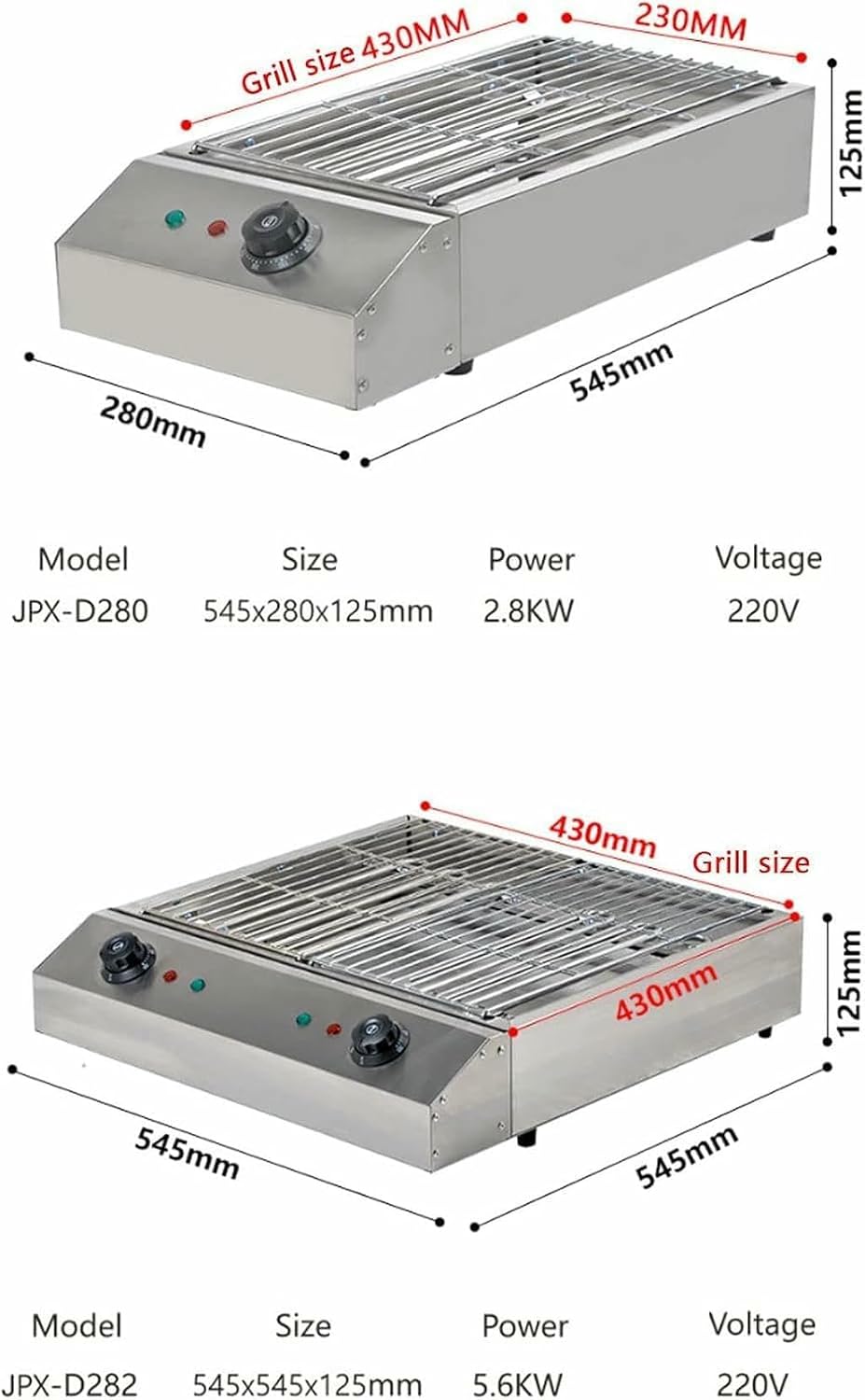 Electric Griddle, Smokeless Portable Grill for Indoor Cooking with Water Drip Tray & Temperature Control