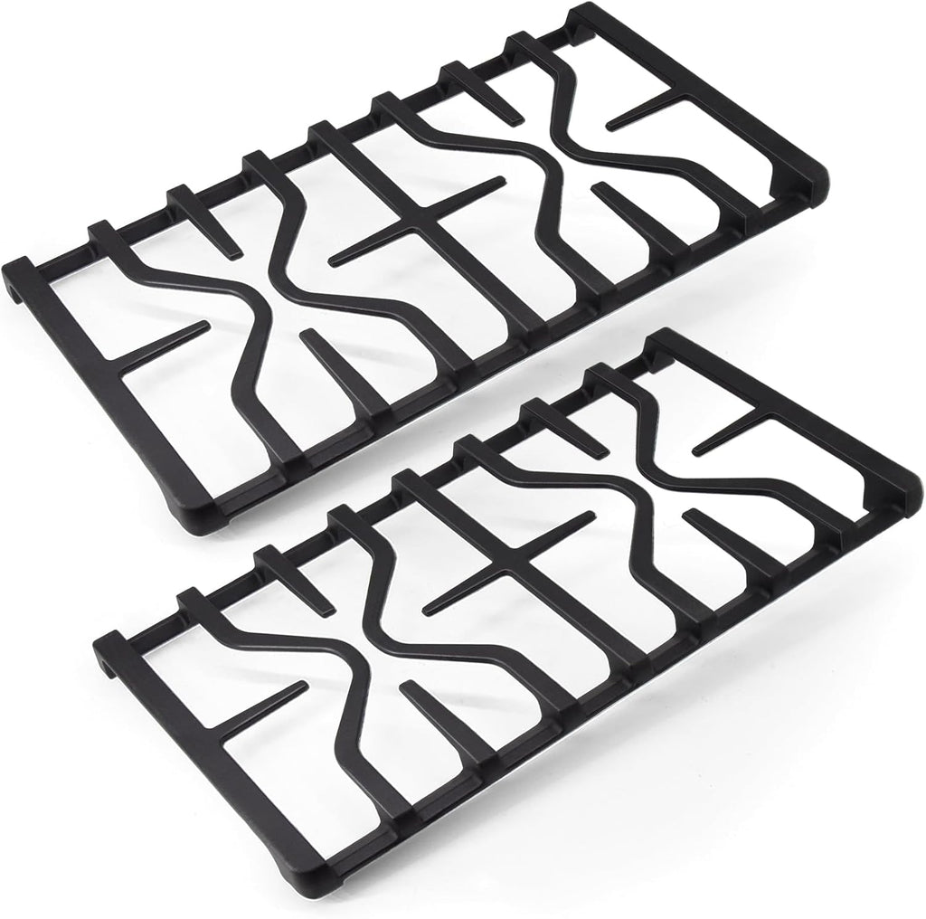 WB31X27151 Stove Grate Replacement for GE Stove Parts JGBS66REKSS, JGB700SEJ4SS, JGSS66SEL1SS, JGSS66SEL3SS, WB31X24736 Side Burner Grate Surface Cooktop for General Electric Gas Range Parts, 2 Pack.