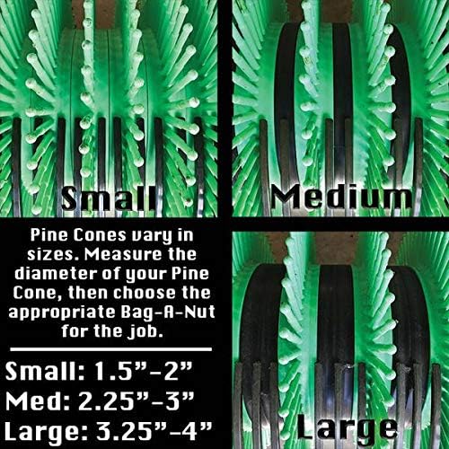 Bag-A-Nut Pine Cone & Magnolia Cone Picker Upper - 36' Push Harvester - (Medium - for Cones 2 ¼' to 3') A6004