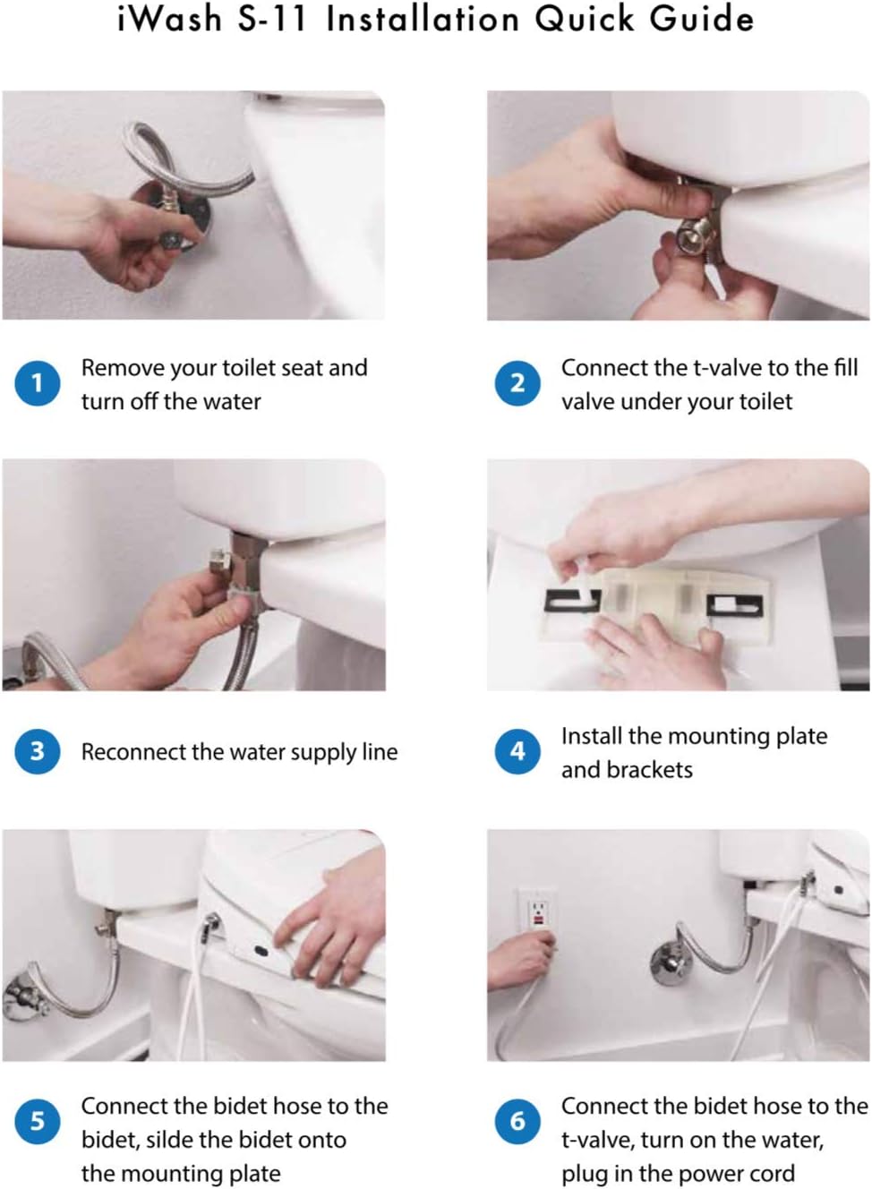 Icera S-11.01 iWash S-11 Elongated Bidet Seat White