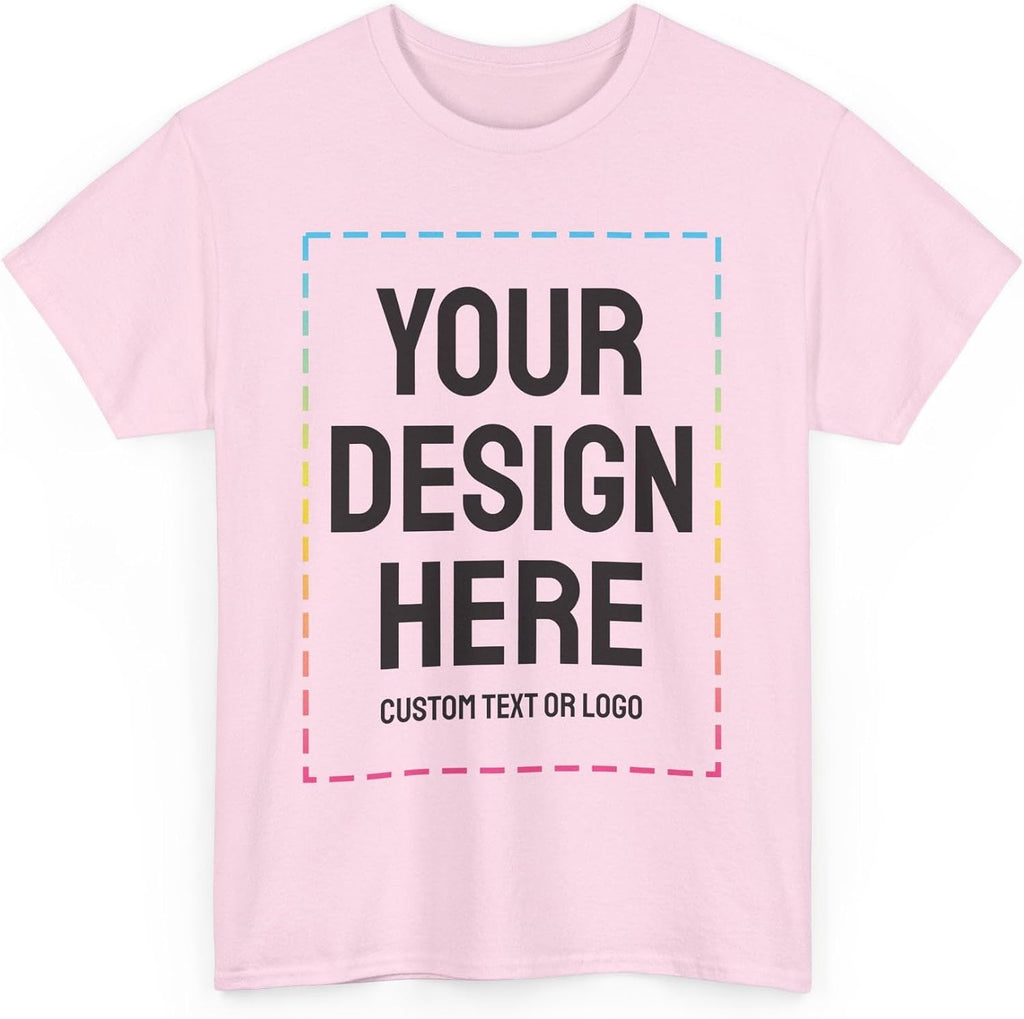 Custom T-Shirts - Personalized, Customized Cotton Tees - Create Your Own with Photo, Text, Name or Logo for Men and Women