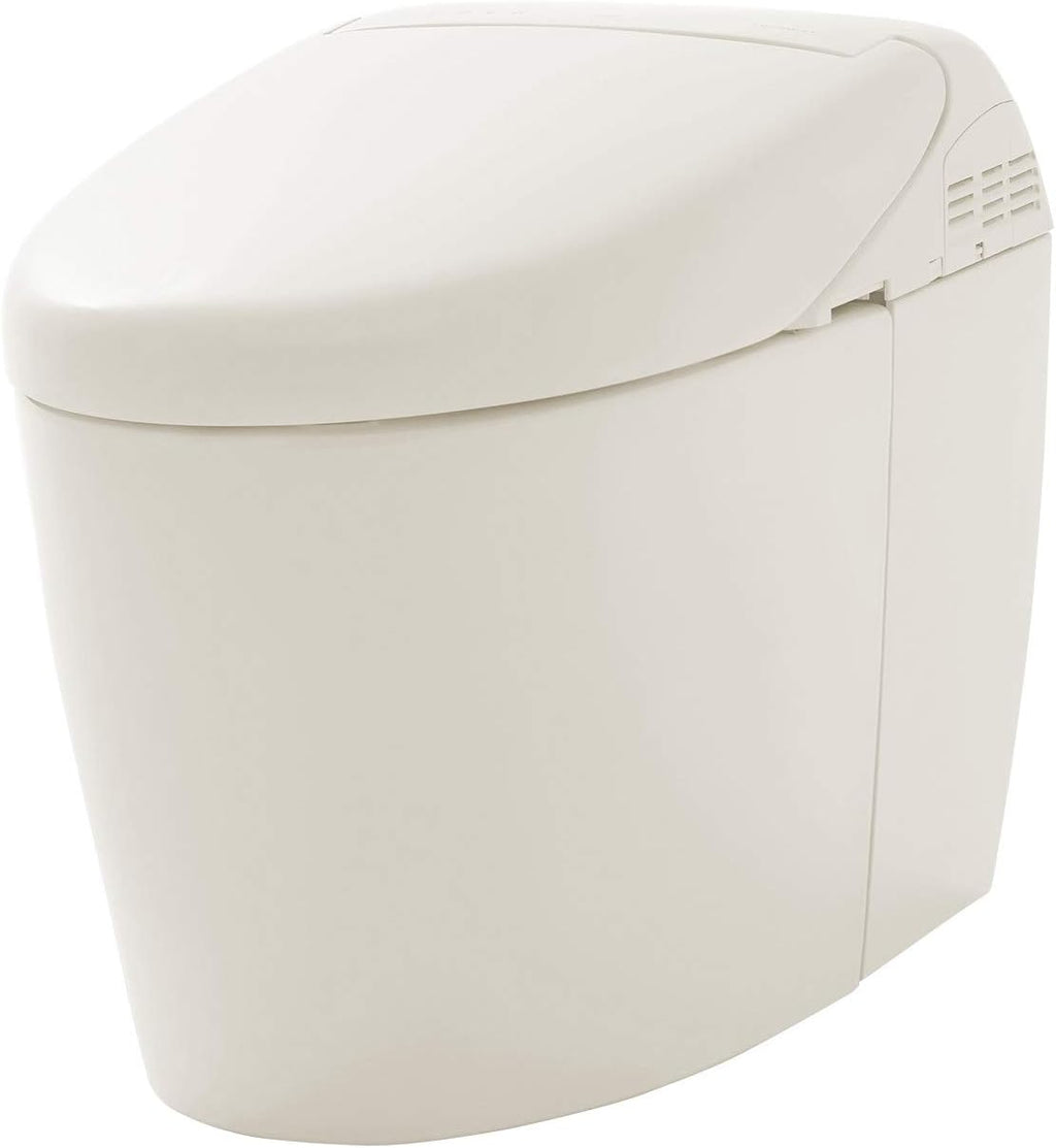 TOTO MS988CUMFG#01 NEOREST RH Dual Flush 1.0 or 0.8 GPF Toilet with Intergeated Bidet Seat and EWATER+, Cotton White