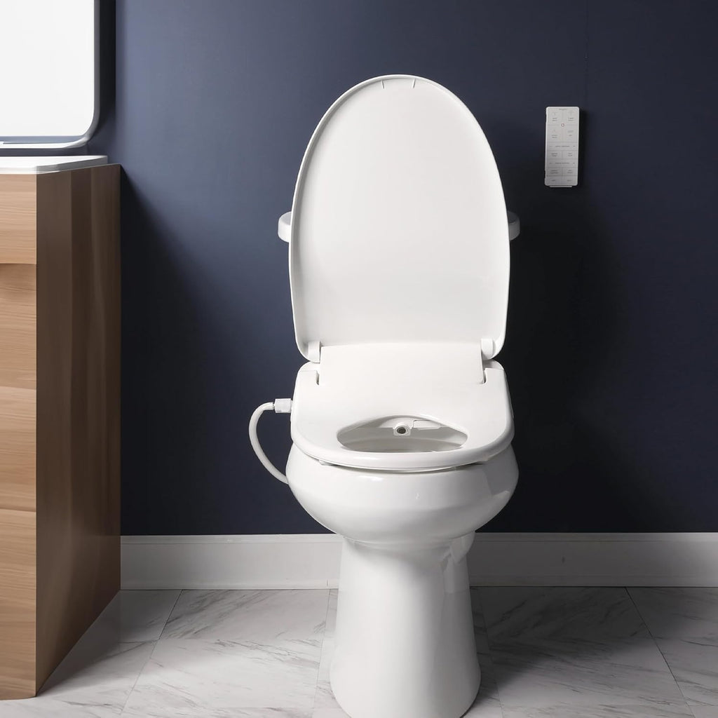 Bio Bidet BB1200 Elongated Smart Bidet, Warm Water Wash, Heated Seat & Dryer, App & Remote Control