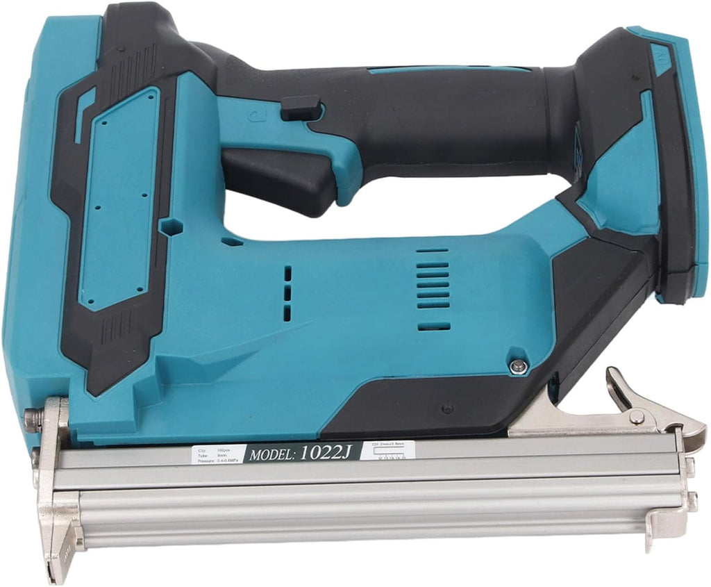 Electric Brad Nailer Battery Powered Cordless Stapler Gun for 10-30MM Straight Nail Home and Woodworking
