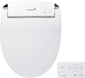 SmartBidet® SB-2400 Advanced Electric Smart Bidet™ Slim Profile Seat in Round White with Remote Control, LED Night Light, Stainless Steel Nozzle, Heated Seat, Warm Dryer
