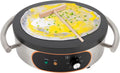16 In Crepe Maker, Commercial Electric Nonstick Pancake Maker Machine with Nonstick Round Crepe Hotplate Griddle Machine For Tortilla Eggs BBQ, 1500W