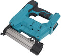 Cordless Brad Nailer, 20V Crown Stapler Electric Staples Guns with 100 F32mm Straight Nails,100 N Nails, Nail Gun Battery Powered for Upholstery Carpentry Home (US Plug 100-240V)