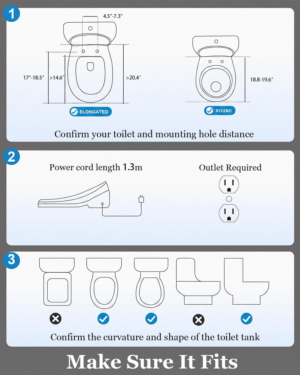 TOTTE Bidet Toilet Seat Elongated, Bubble Foam Shield, Electric Bidet with Heated Water & Remote – Heated Bidet Seat with Auto Open/Close, Instant Warm Wash & Dry, LED Nightlight for Family
