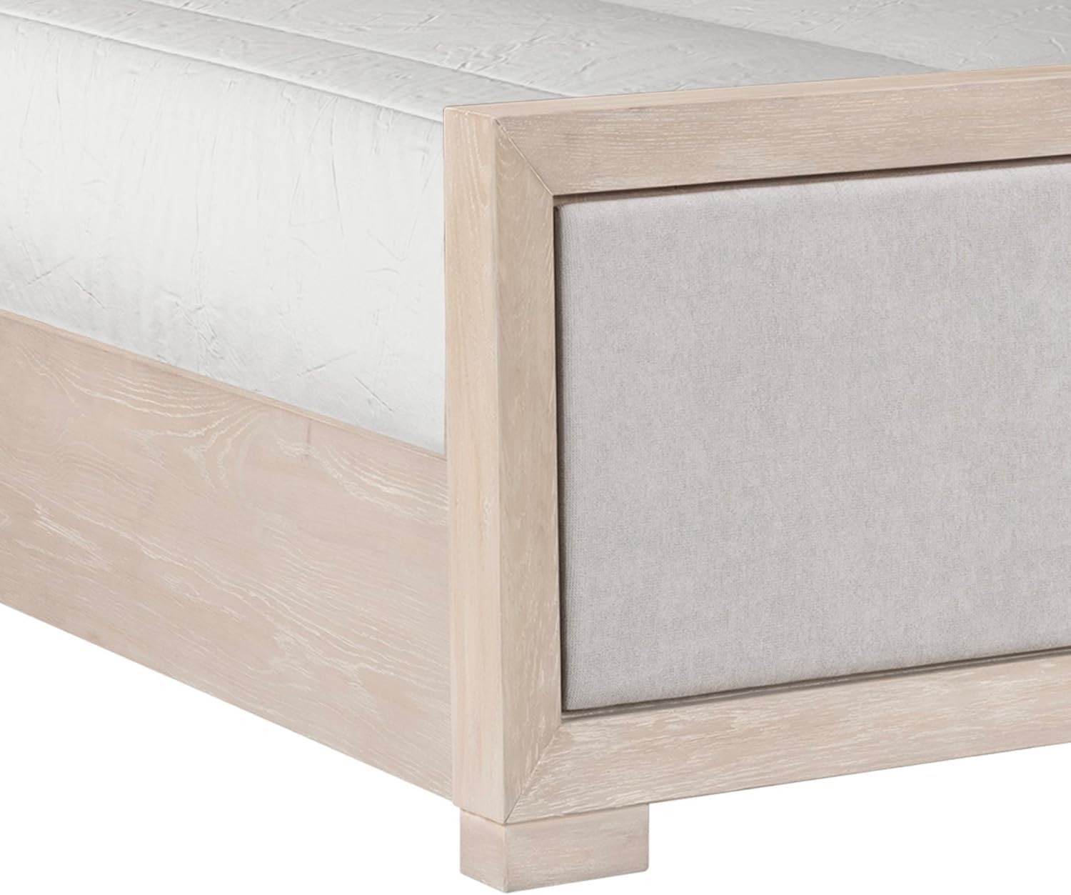 Furniture of America Dannen Modern Wood 3-Piece Bedroom Set with Panel Bed, Cedarwood-Lined Bottom and Felt-Lined Top Drawers on Oversized Nightstand, Box Spring Required, Queen, Tawny Brown