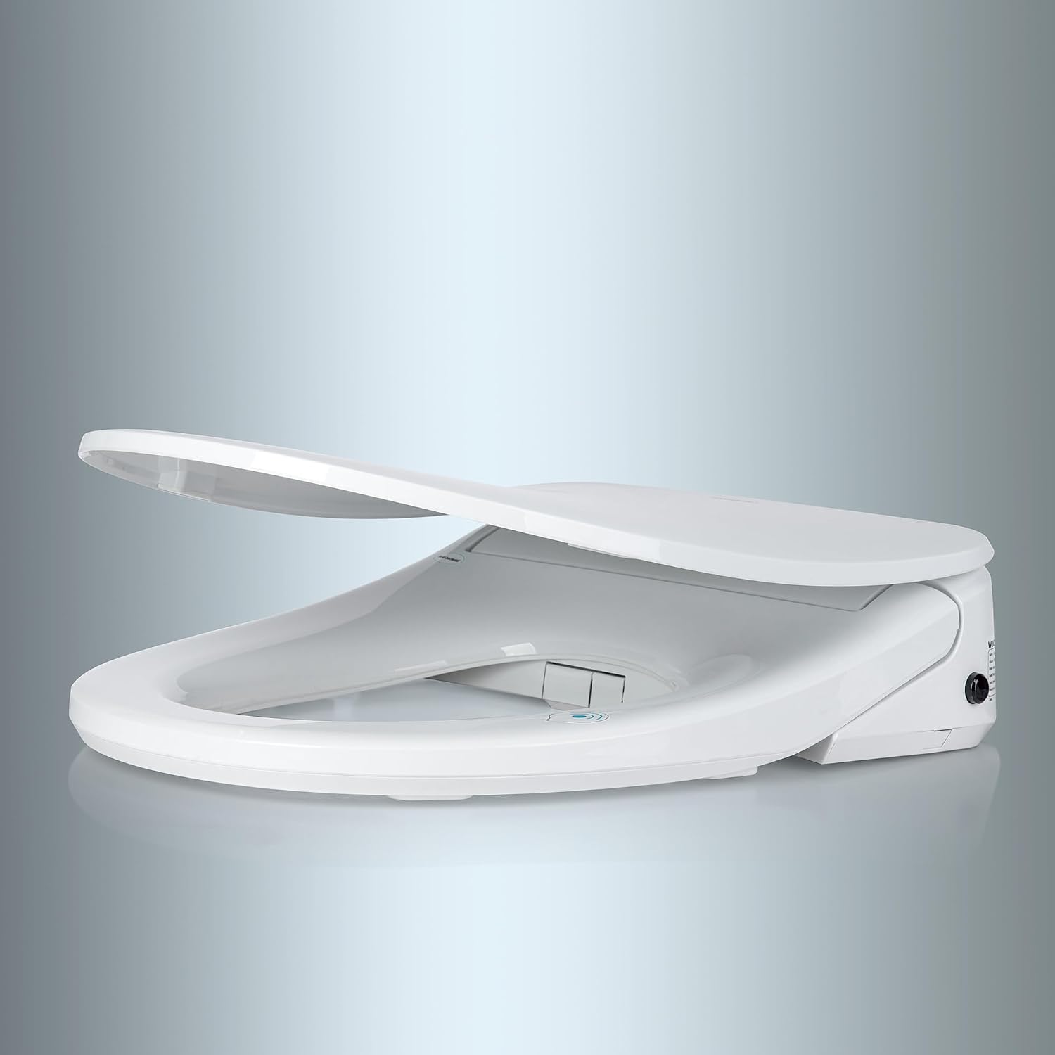 WOODBRIDGE Electronic Bidet Toilet Seat with Auto Open & Close Lid, Child Wash,Air Dryer,Heated seat,Remote Control,Elongated Soft Close, White BID03