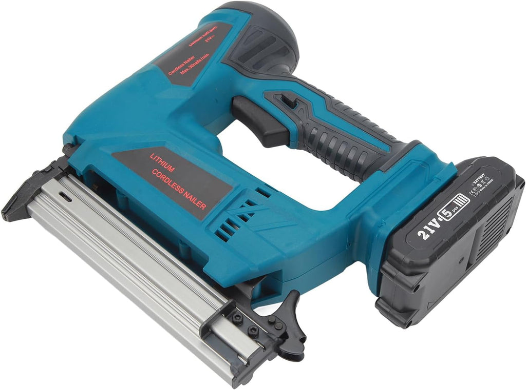 Cordless Brad Nailer, F30C Electric Nail for Wood Inlay and Fixed Furniture Production (US Plug 100‑220V)