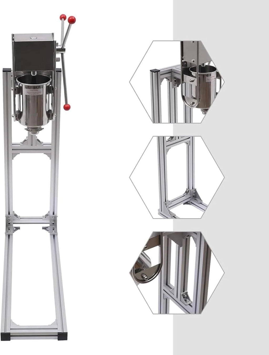 Churro Maker Machine ，Spanish Donuts Maker Commercial Churros Maker Machine ，Spanish Churro Machine(5L)