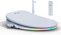 DC02 iCleaningo Electric Bidet Toilet Seat, Auto Open & Close Lid, Heated Seat, Adjustable Wash & Dry, 360° Handheld Sprayer, 42-Color Dual-Ring Ambient Light, Elongated, Remote