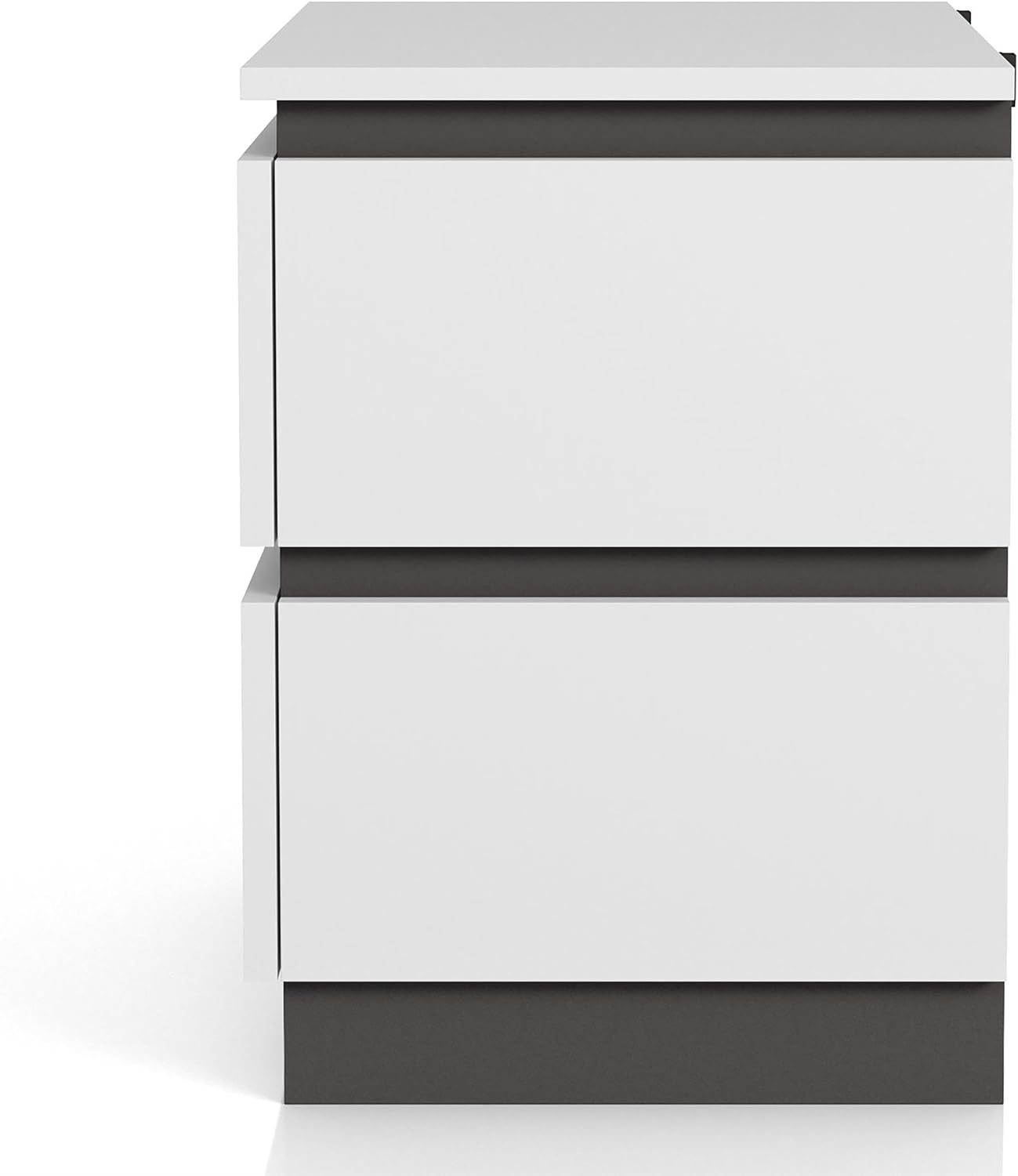Furniture of America FOA Misti 3-Piece White Wood Bedroom Set - Cal King + 2 Nightstands