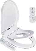 KERDE P30BR Electric Bidet Toilet Seat with Child Seat - Dual Control (Side Panel & Remote), Warm Water Wash, Heated Seat, Warm Air Dryer, LED Night Light, Universal Fit for Elongated Toilets