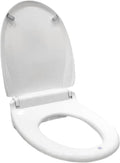 EuroLux Premium Bidet Toilet Seat, Electronic (no outlet required) Easy 1-Touch Operation. Retracting Dual Nozzle. Auto-UV Clean. LED Night Light. Soft Close with Lid. Sleek Design (Elongated)