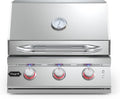 Hygrill Premium XTR 3-Burner Built In Grill, Stainless Steel Grill Head for Outdoor Kitchen and BBQ Grill Island, Heavy Duty Natural Gas Grill