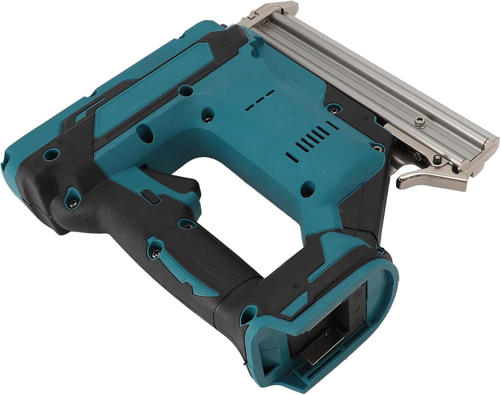 Cordless Brad Nailer Battery Powered Nail Gun 18V Lithium Ion Impact Drive Technology Adjustable Depth Automatic Nailer for Indoor Decoration Woodworking ABS Metal 100PCS Nail