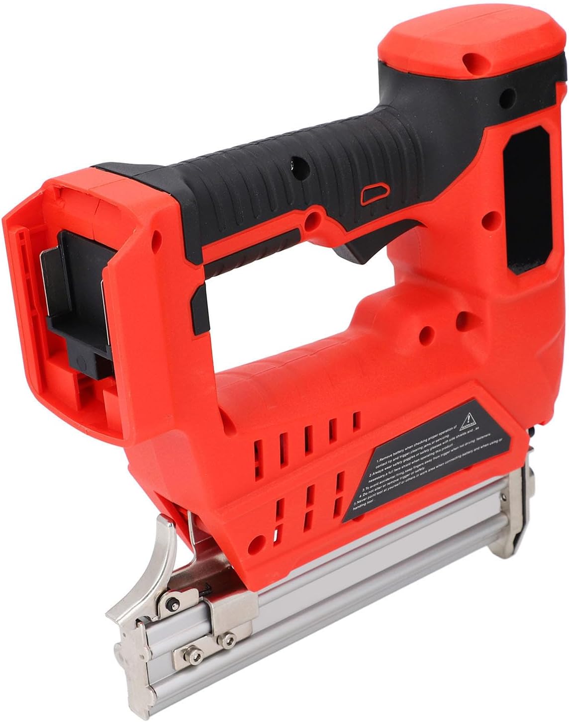 Cordless Brad Nailer 2 In 1 Multifunctional Battery Powered Nail Gun With Storage Box For Woodworking Upholstery Installation Flooring